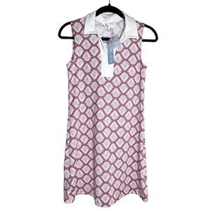 SIGRID OLSEN Golf Dress Tennis Dress Polo Collar Shorts Sz XS NWT MSRP $84